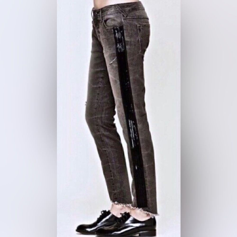 Free People Summer Solstice Beaded Jeans